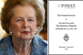 Margaret-Thatcher-and-the-order-of-service-for-her-funeral